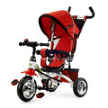 Tricycle pour enfants de couleur rouge avec canopée (TR906-3EVA RED)