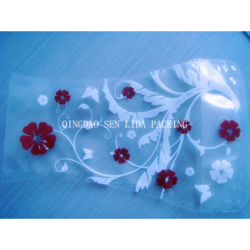 Customize Beautiful Printed Plastic Flower Vase Bag