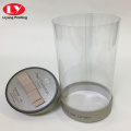 PVC Plastic Tube Round Box With Paper Lid