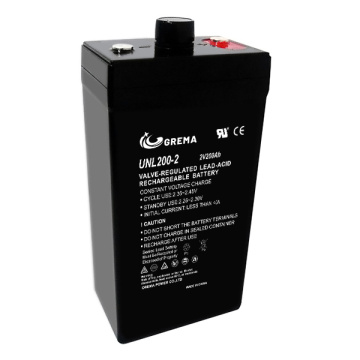 Batterie d&#39;acide de plomb scellé à cycle profond 2v200AH