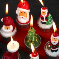 Xmas Stana Claus Candle Decoration Gift Set