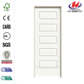 28 in. x 96 in. Shaker 5-Panel Primed Solid Core MDF Right-Hand Single Prehung Interior Door  Quality Assured