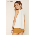 OEM Tie-Neck Ruffled Tank Tops