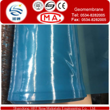 Fácil Instalação Geomembrana Cor Azul com Espessura 0.3mm para Liner, Geomembrana HDPE, Geomembrana