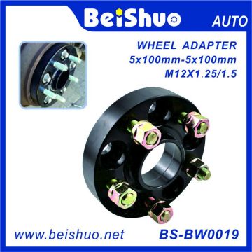 5 Holes Wheel Adaptor with Anodized Black Surface 5X100mm