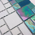 For hotel swimming pool crystal glass mosaic tile