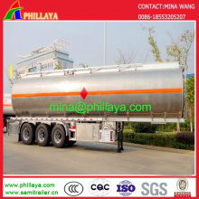 45000 liters Aluminum Stainless Steel Tanker Fuel Tank Truck Semi-Trailer