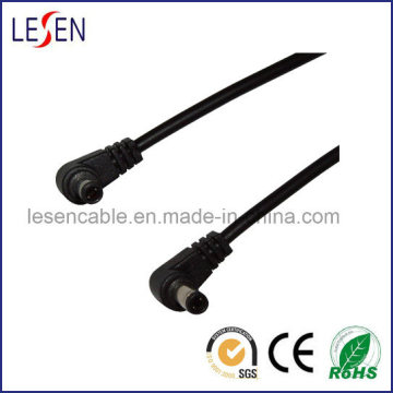 DC Power Cable with Two Right Angle