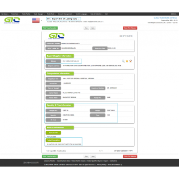 U.S. Import Custom Data of COATING LINE EQUIPMENT