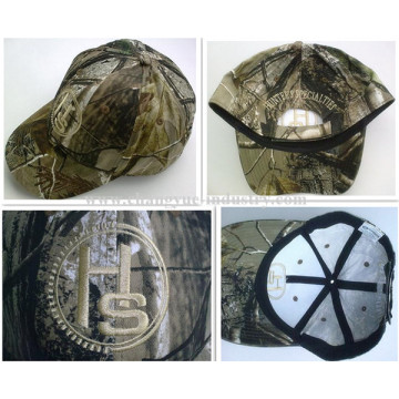 Camo wholesale cotton army baseball cap hat