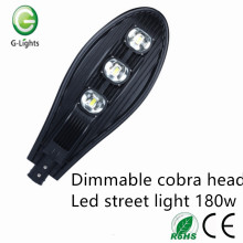 Luz de la calle de la cabeza de la cobra 180W LED regulable