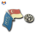 Badge d&#39;épingle personnalisé de drapeau en émail doux