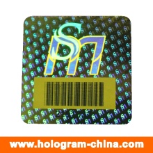 Security Anti-Fake Barcode Hologram Stickers