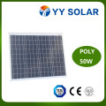 Panel solar de 50W Poly para luces de la calle y acampar