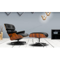 Aniline Leder Eames Lounge Stuhl und osmanische Replik