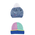 European and American jacquard knitted hat in winter