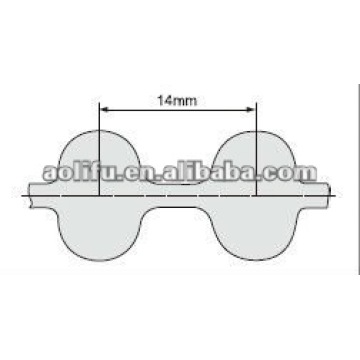 Kautschuk-Zahnriemen D14M