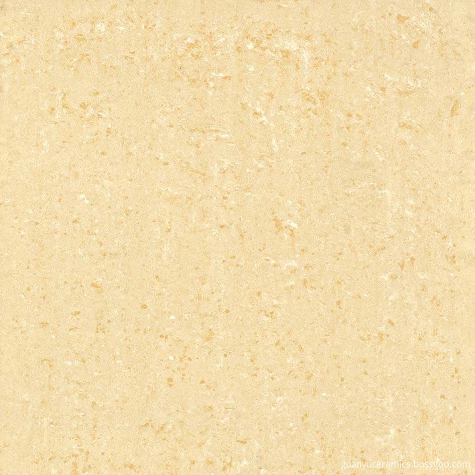 Yellow Double-Loading Polished Porcelain Tile