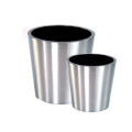 Outdoor Stainless Steel Trough Planter Flowerpot