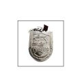 Silver Gold Plated Badge, Custom Competition Medal (GZHY-KA-007)