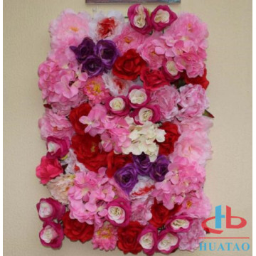 Wedding decoration silk artificial flower wall