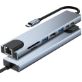 8 em 1 USB C Hub para laptop