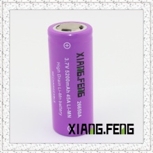 3.7V Xiangfeng 26650 5200mAh 45A Imr Rechargeable Lithium Battery Liion Battery