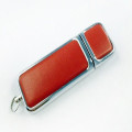 Chaveiro de couro modelo USB Memory Stick