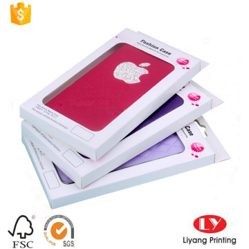 Cheap phone case box with PVC tray