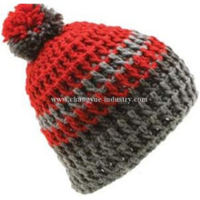 Slouchy woman handmade knitted hat clothing cap
