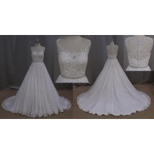 Robe de mariée dentelle perlée