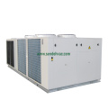 Unidades de ar condicionado na cobertura da bobina de água quente