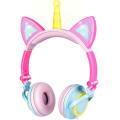 Oreille de chat de licorne d&#39;anime en gros casque unique