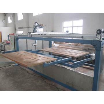 Wood spraying production line