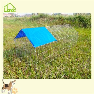 Wire electroplated chicken coop