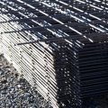 Construction site galvanized welded wire reinforcing mesh