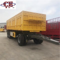 low platform semi low flatbed trailer