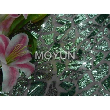 POLI MESH COM 3MM SEQUIN EMBD 50/52 "