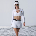 Tennis Set Skirt And Tops 3-Pieces Golf Sportswear