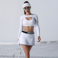 Tennis Set Skirt And Tops 3-Pieces Golf Sportswear