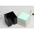 Sticky notes memo pad with plastic box