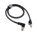 M12 X Code 8pin à RJ45 Câble Ethernet