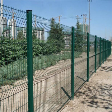 Valla de malla de alambre de hierro galvanizado / PVC