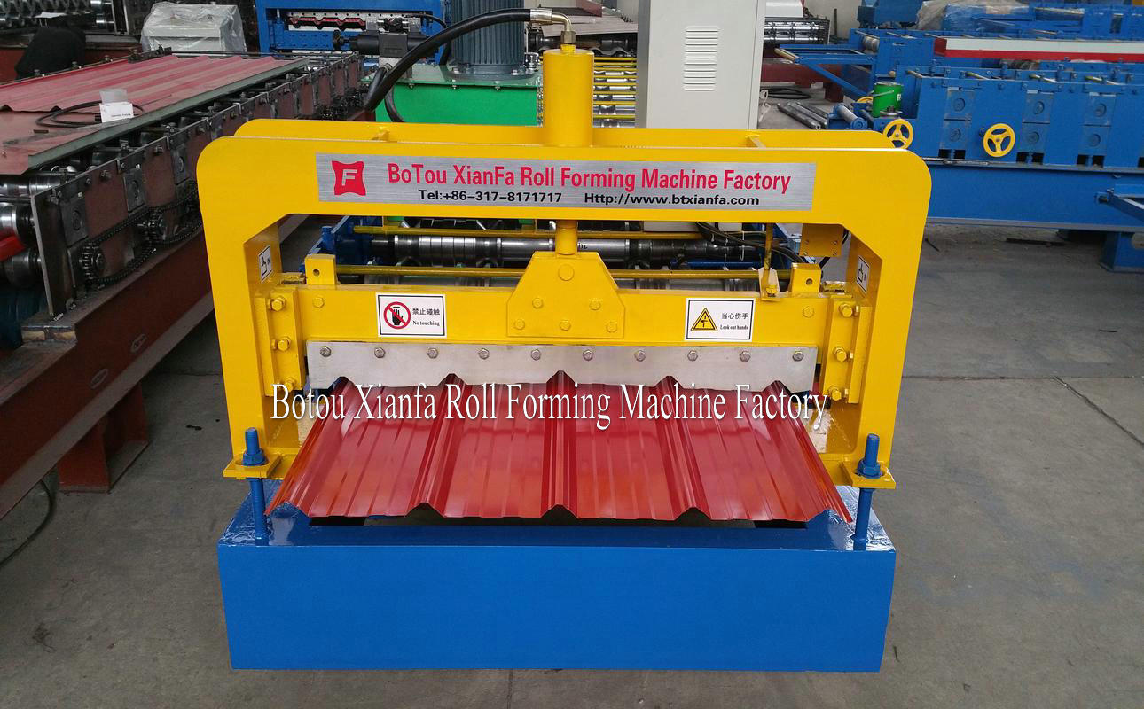 trapezoidal panel machine cutting