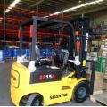 Forklift de bateria elétrica de 1,5 tonelada com motor DC