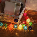 Festive Supplies Rattan Ball Led Holiday Light