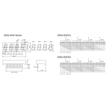 0.40inch 4 Digit 7 Segmentanzeige (GNS-4042Cx-Dx)