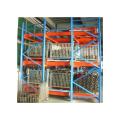 Racks de paletes de push warehouse