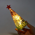 Christmas Tree Led Light Glass Bottles For Gift