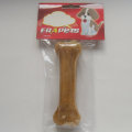 Alimento para mascotas 5.5 &quot;Natural Rawhide Prensado Bone Dog Chew